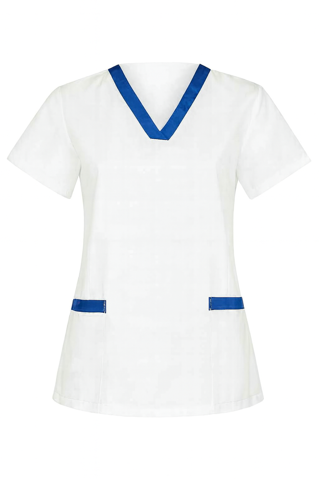 Tunica medicala dama alb albastru - BLUGHE 2