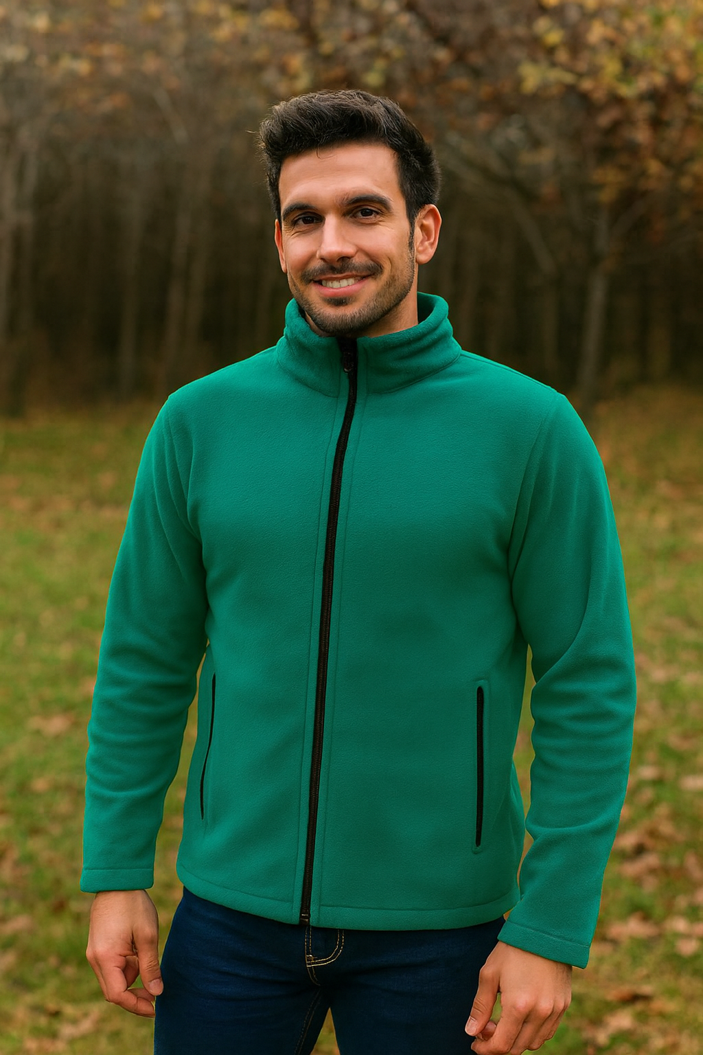 Jachetă Polar Fleece bărbați – verde