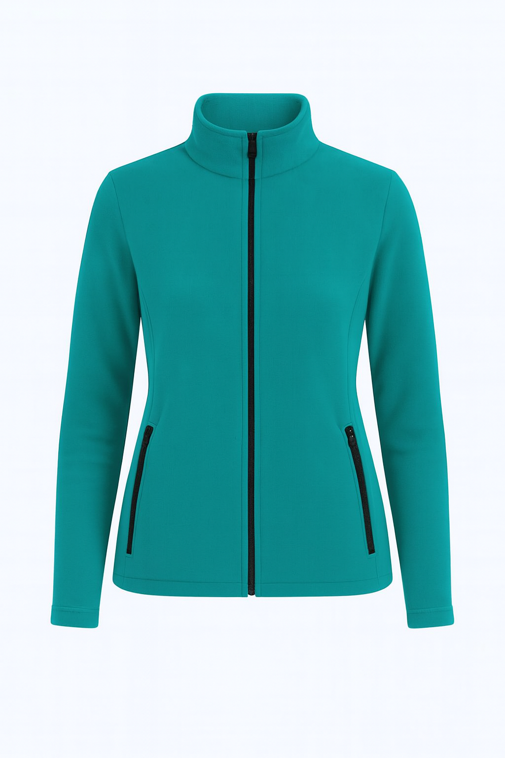 Jachetă Polar Fleece femei – turcoaz