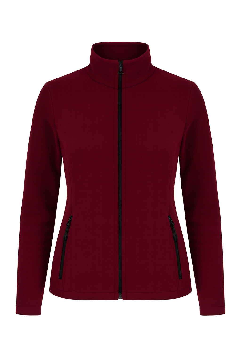 Jachetă Polar Fleece femei – vișiniu