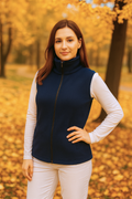 Vesta fleece femei bleumarin - BLUGHE 1