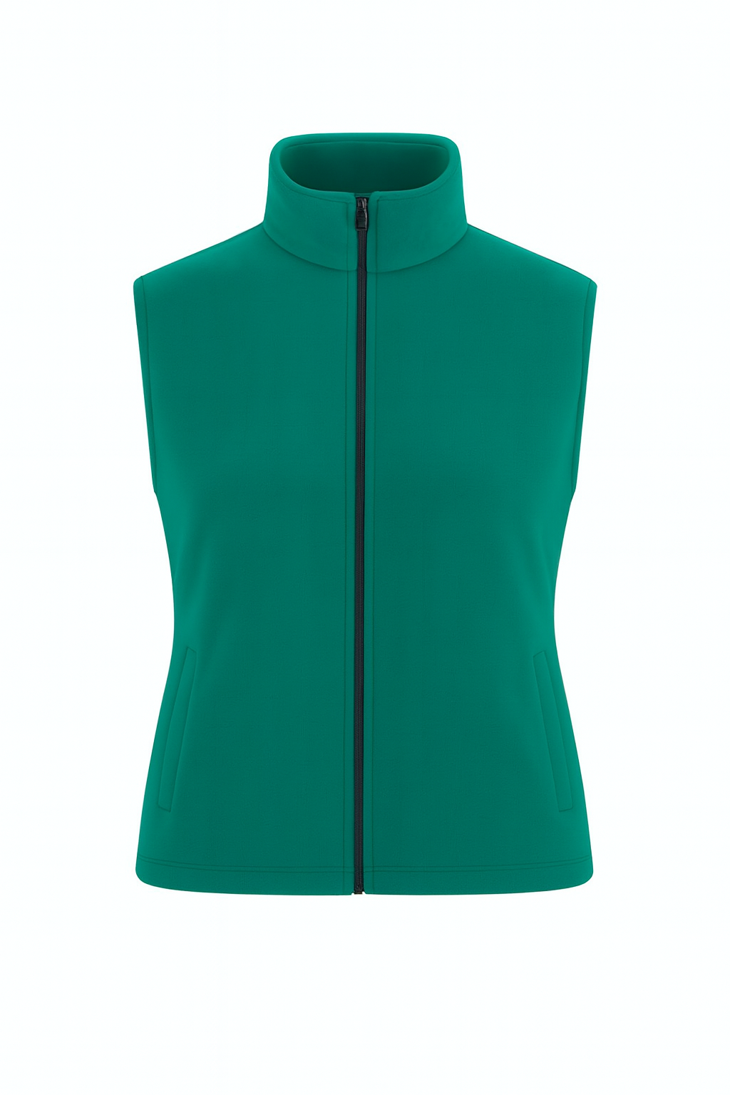 Vesta fleece femei verde - BLUGHE 2
