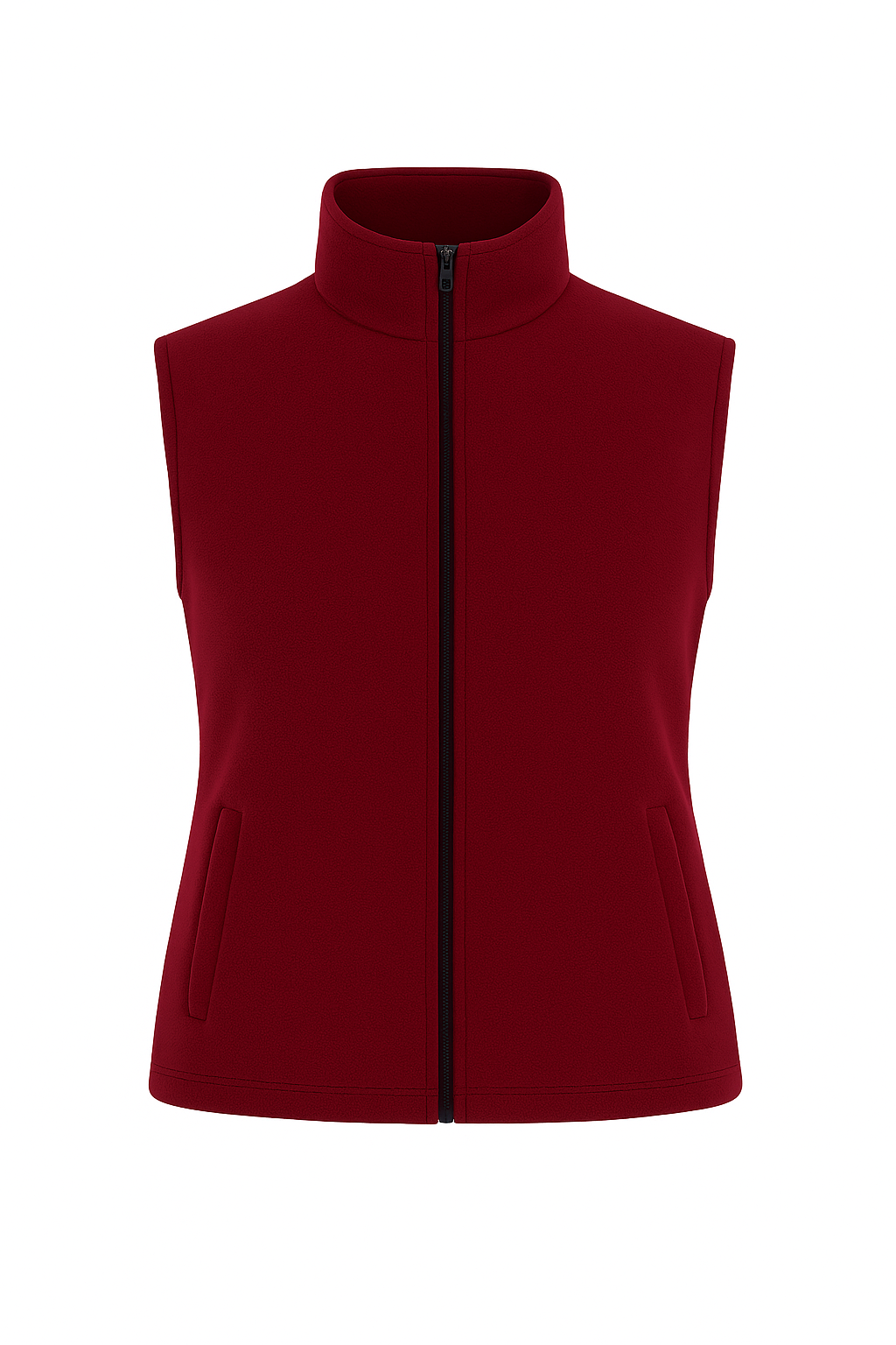 Vesta fleece femei visiniu - BLUGHE 2